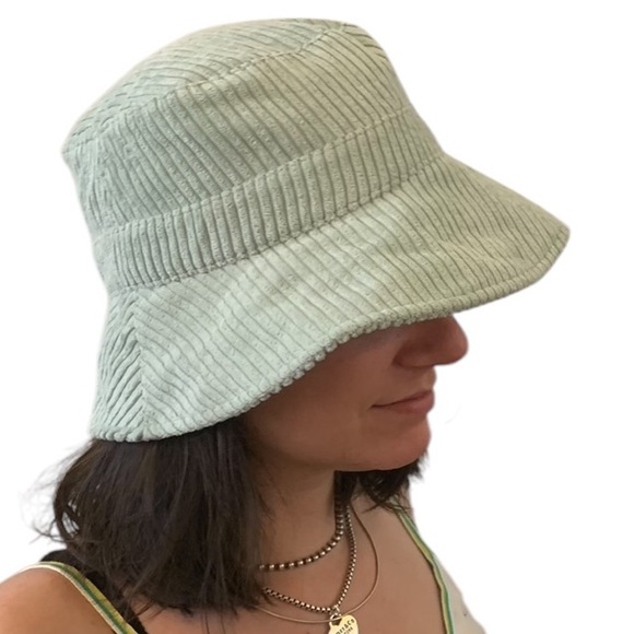 NWOT Wild Fable Corduroy Mint Green Bucket Hat - Picture 2 of 11
